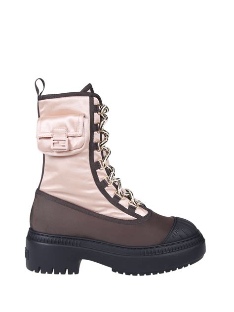 fendi pink boots|Fendi trekking boots.